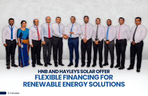 HNB and Hayleys Solar partner