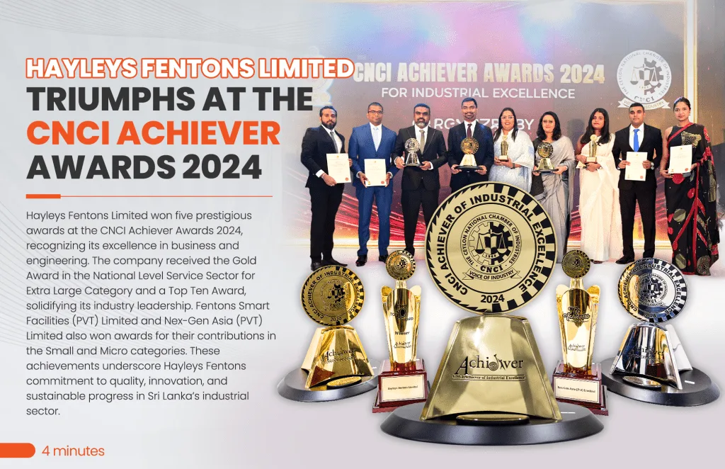 Hayleys Fentons Limited Triumphs at the CNCI Achiever Awards 2024