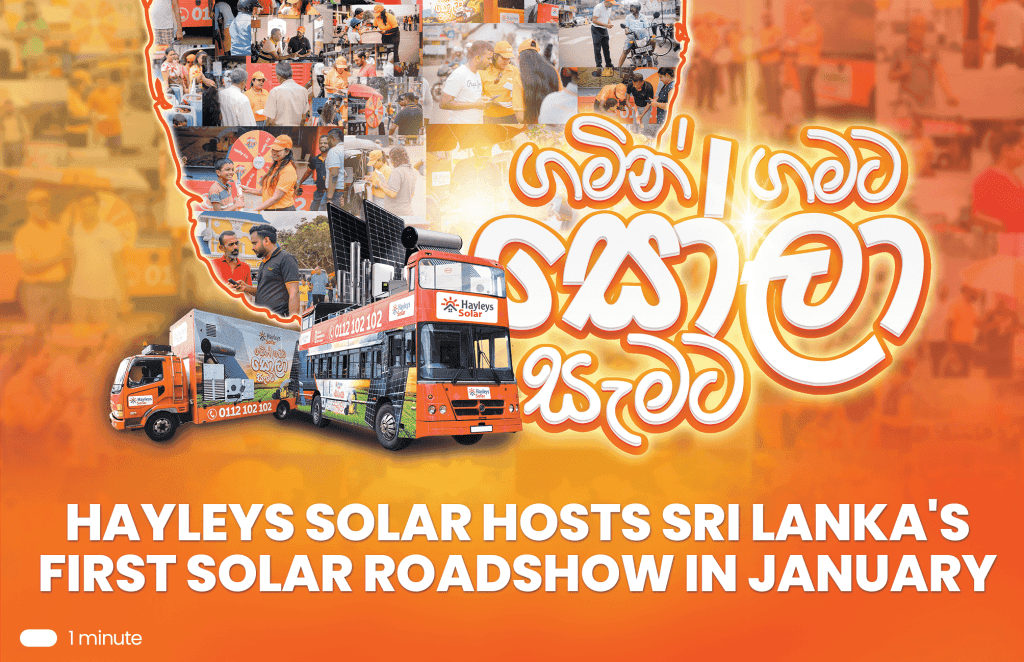 Hayleys Solar Hosts Sri Lanka’s First Solar Roadshow in January